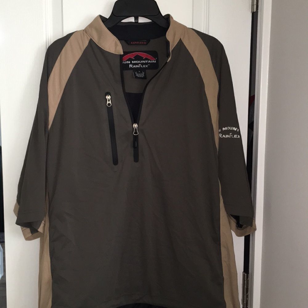 Sun Mountain Rainflex SS rain golf jacket L men’s